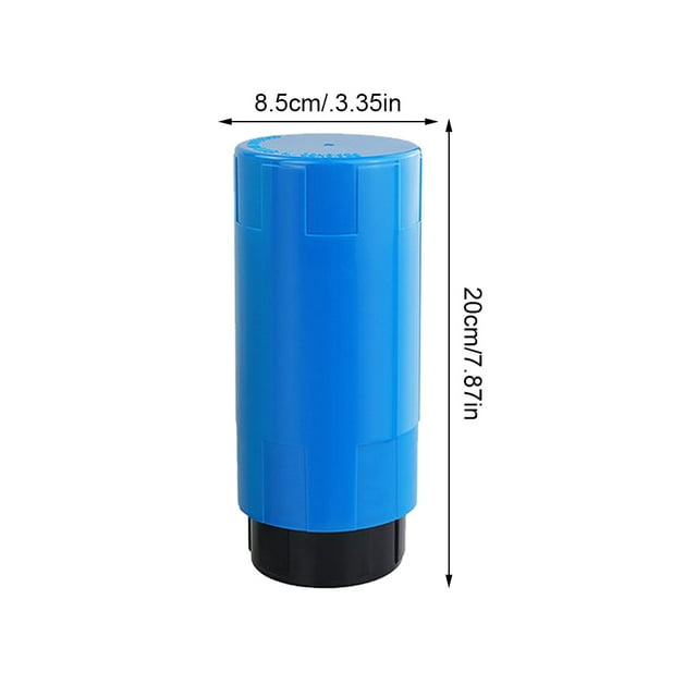 Contenant de Balles de Tennis 14PSI Maintien de la Pression Rangement Peut Balles de Tennis Plastique Pot de Réparation Portable, Bleu