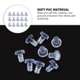 thumbnail image 3 of 100pcs Table Tapplees Tamas de tallo suaves Parachoques incrustados para puertas de gabinete, 3 of 6