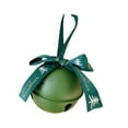 thumbnail image 3 of Campana navideña Hugo de metal con cinta Colgante 3 pulgadas verde, 3 of 9