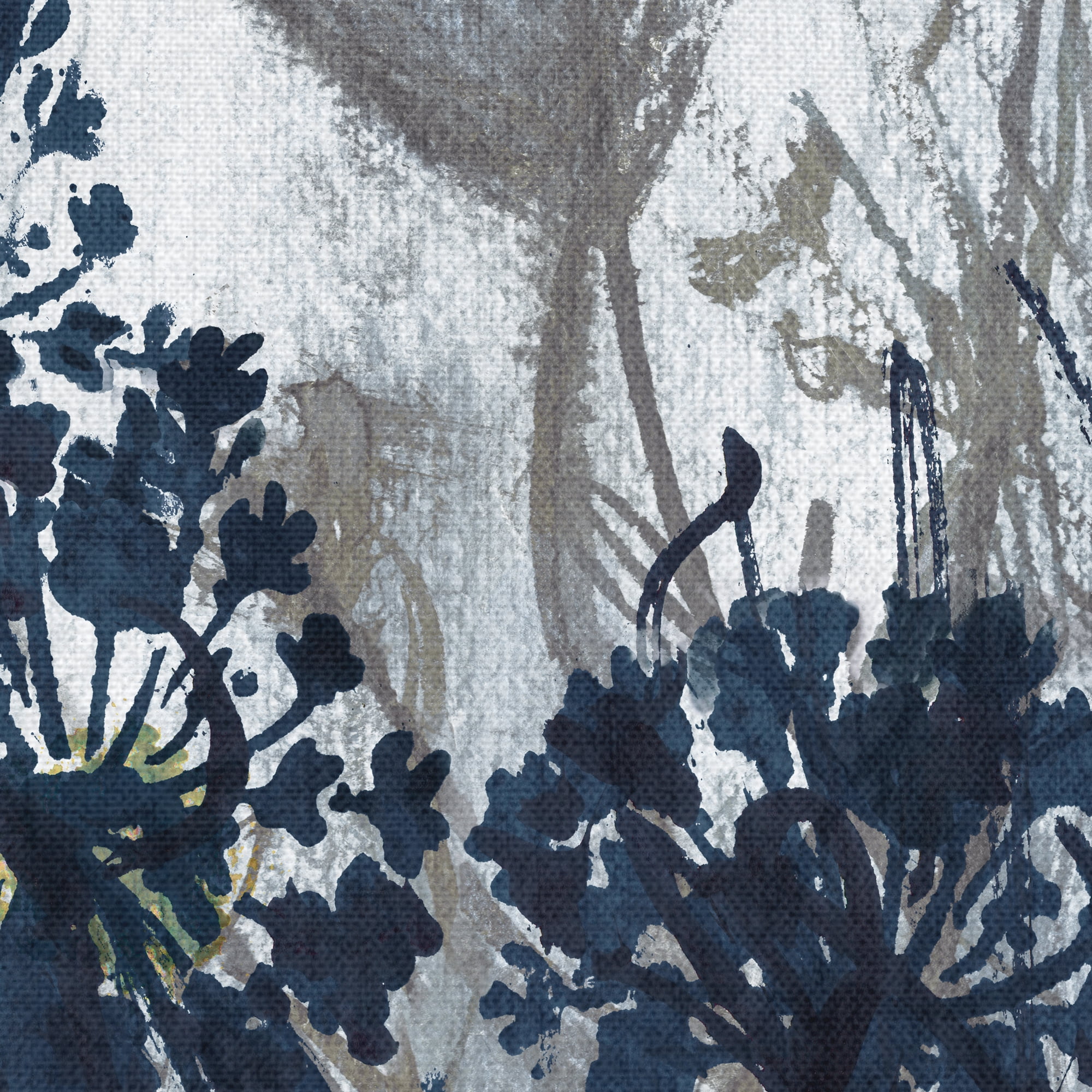 Indigo Field by Susan Jill Wrapped Canvas Art Painting Print