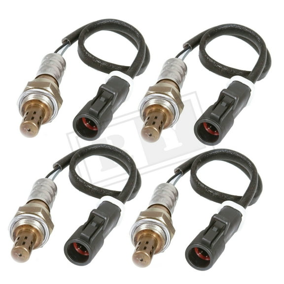 Ruiya 4PCS Upstream & Downstream For 1996-1998 Ford Mustang, 1997 Lincoln Continental 4.6L O2 Oxygen Sensor