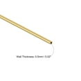 thumbnail image 3 of Uxcell 2mm OD 0.5mm Wall Thickness 100mm Length Brass Round Tube 4 Pack, 3 of 5