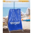 thumbnail image 2 of Top Gun Beach Towel, 30"x60" Plane Blueprint Beach Towel, 2 of 6