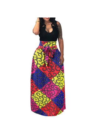 Zita Butterfly African Print Mini Wrap Skirt