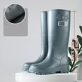 thumbnail image 6 of KANG Women Rain Shoes Shoes Comfortable Light Ankle Rain Boots Frosted Rain Boots Collar Gardening Boots Ultra Lightweight Portable Garden Shoes Outdoor Rain Boots, 6 of 6