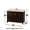Espresso, variant on Wyndham Collection Sheffield 48" Wood Single Bathroom Vanity in Chrome/Gray
