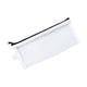thumbnail image 2 of Estuche de malla para bolígrafos y lápices, bolsa de almacenamiento de nailon transparente | Organizador de papelería rectangular | Soporte para material de oficina, escuela y arte, 2 of 3