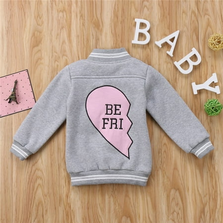 Kid Boy Girl Casual Warm Outdoor Coat Toddler Baby Jacket Outwear Clothes