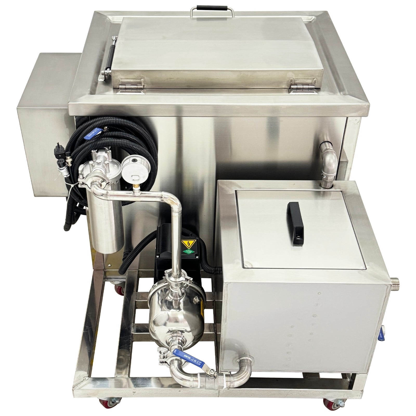 220V 1-Phase Engine Cylinder Industrial Ultrasonic Cleaner Automotive DPF Cleaning Machine