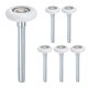 thumbnail image 1 of Uxcell 6-Pack Rodillos de Puerta de Garaje de Nylon, Ruedas de Puerta de Garaje de 1.8" con Varilla de 4.3", 6200zz para Puertas de Garaje, Blanco, 1 of 1