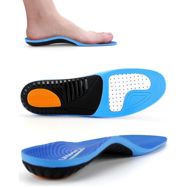 Walkomfy Standing All Day Plantar Fasciitis Insoles Arch Support Orthotic Inserts for Men Women