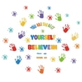 thumbnail image 1 of Motivational Wall Decals for Kids Classroom Decor, Peel and Stick Quotes Wall Stickers with Colorful Design and Easy Application for Educational Spaces, 1 of 6