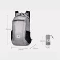 thumbnail image 3 of Sac à Dos Ultraléger Pliable de 18 L, Imperméable, Compressible, pour Voyage, Randonnée, Cyclisme, 3 of 9