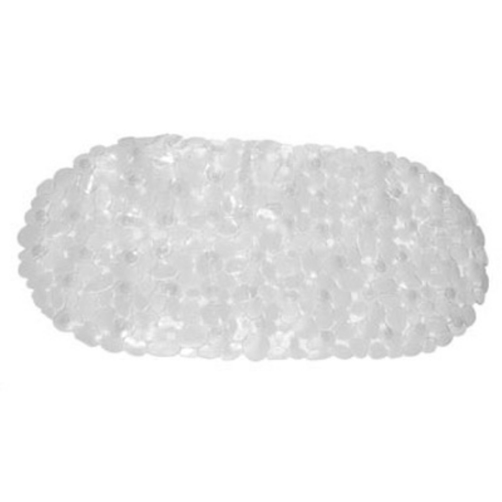 "Pebbles" Vinyl, SlipResistant Bath Tub Mat in Super Clear