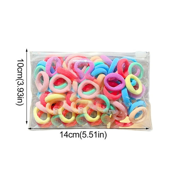 VOKE Elastic Hairbands 1/4 Wide Hairbands for Women's Hair Hosiery Hair Ties with Bow Big Hair Scrunchies for Thick Hair Bun Hair Band Band Thin Hair Tie Headband Holder Hair Ties for Man Bun Hair