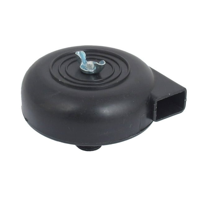 Unique Bargains PT 1/2 Dia Male Thread Air Intake Silencer Filter Compressor Black