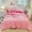 Pink, variant on Temperature-Regulating 3-Piece Dorm Bedding Set for College Students | Machine-Washable Brushed Polyester | All-Season Breathable Essentials