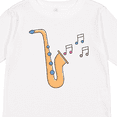 thumbnail image 4 of Inktastic Saxophone Player Music Gift Girls Long Sleeve Toddler T-Shirt, 4 of 5