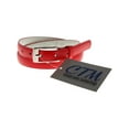 thumbnail image 2 of CTM  Skinny 3/4 Inch Leather Dress Belt (Women), 2 of 4