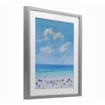 thumbnail image 3 of Stupell Industries Summer Breeze Over Beach Gray Framed Print Under Glass design by S.H. Kahn, 21 x 17, 3 of 10