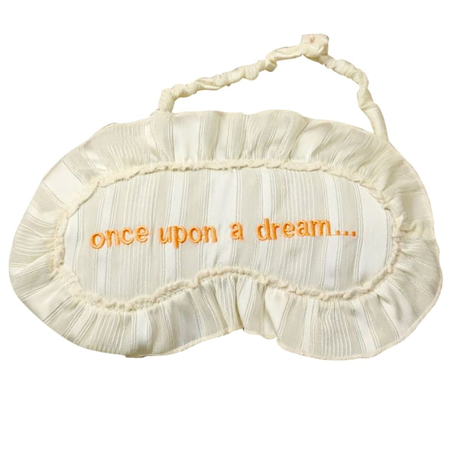 Sleeping Mask Lovely Lace Letter Decor Sleeping Eye Cover Blindfold Eyeshade