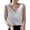 White, variant on Camisoles for Women Fashionable V Neck Loose Pullover Tank Tops For Women With Sleeveless Tops Workout Women Creme Color Boy Mom Tops for Women Top Dress Womens Cropped Athletic Top