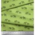 thumbnail image 3 of Soimoi Crepe Silk Fabric Bull Dog Fabric Prints by Yard 42 Inch Wide, 3 of 3