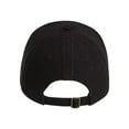 thumbnail image 2 of Big Accessories BX005 6-Panel Washed Twill Low-Profile Cap - Black, 2 of 2