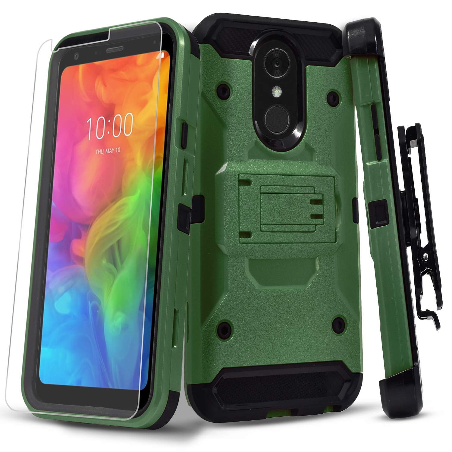 Revvl 2 Case (TMobile), With [Tempered Glass Screen Protector Included