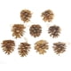 thumbnail image 1 of Árbol de Navidad Decorativo Natural Piña de pino Decoración de Navidad - 9 piezas / juego (Dorado), 1 of 3