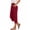 Red women linen capri pants a1, variant on Cagogo Women Cotton Linen Capri Pants Elastic Waist with Pockets Casual Solid Basic Vacation Beach Cropped Trousers Summer Lounge, White XL