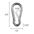 thumbnail image 3 of 5mm Spring Links, 2 Pack, Zinc, Peerless Chain Company, #4712838, 3 of 9