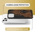 thumbnail image 6 of Case Yard Wooden Case for iPhone-12-Pro-Max Soft TPU Silicone cover Slim Fit Shockproof Wood Protective Phone Cover for Girls Boys Men and Women Supports Wireless Charging Northern Queen Design, 6 of 7