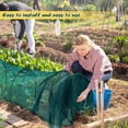 thumbnail image 4 of Netting For Garden Protection, Garden Netting Pest Barrier, 47X36 In, Dark Green, Outdoor Growing, Plant Shielding, Backyard Plots, 2 Set, 4 of 7