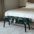 thumbnail image 2 of CHAQLIN Anti Abrasion Bench Covers for Bedroom Outdoor, Poly Spandex Machine Washable Bench Slipcover with Stain Proof, 2 of 9