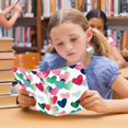 thumbnail image 6 of Haosy Raining Hearts Notebooks 1-subject Journal 60 Sheets A5 College Ruled Paper Detachable Ring 8.3"x5.7", 6 of 8