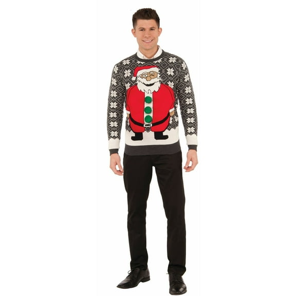 Mens Christmas Sweater Winkin'