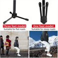 thumbnail image 3 of Outdoor portable retractable stool fishing summer hiking chair travel fordable stool, 3 of 7