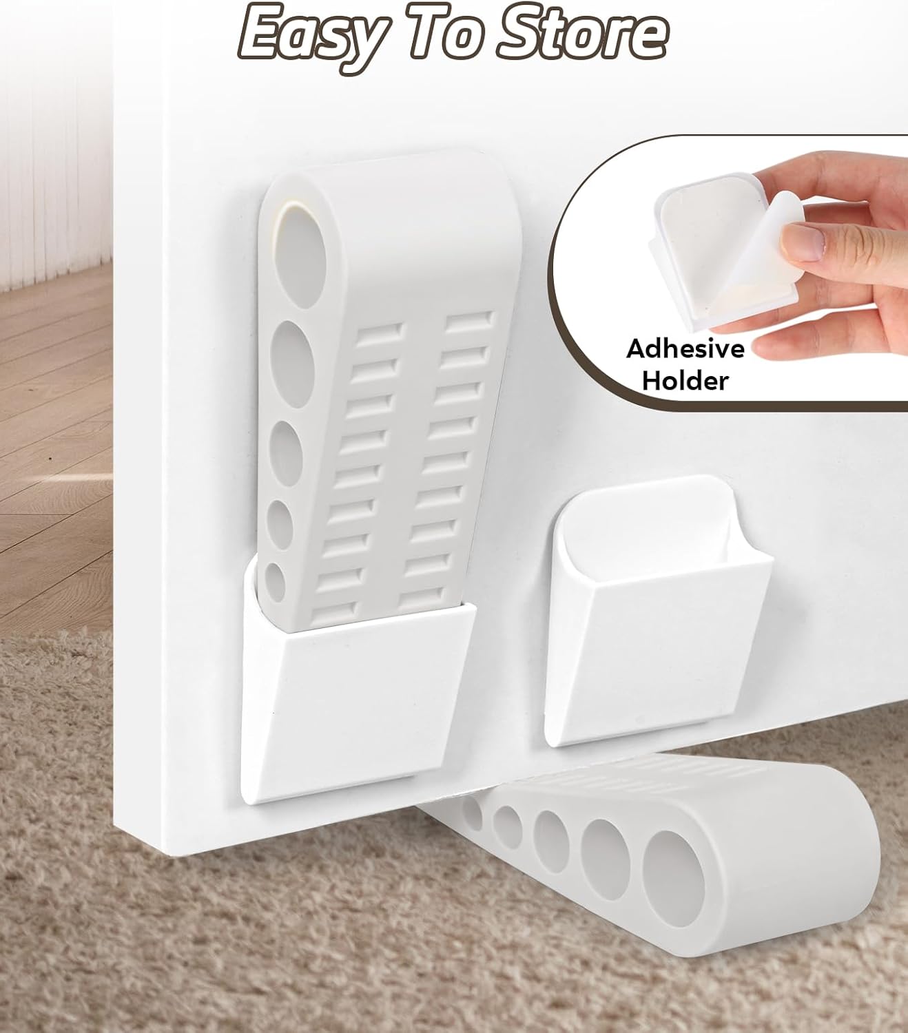 SlipStopper Anti-Slip Rubber Door Stops (3 Pack) photo 2