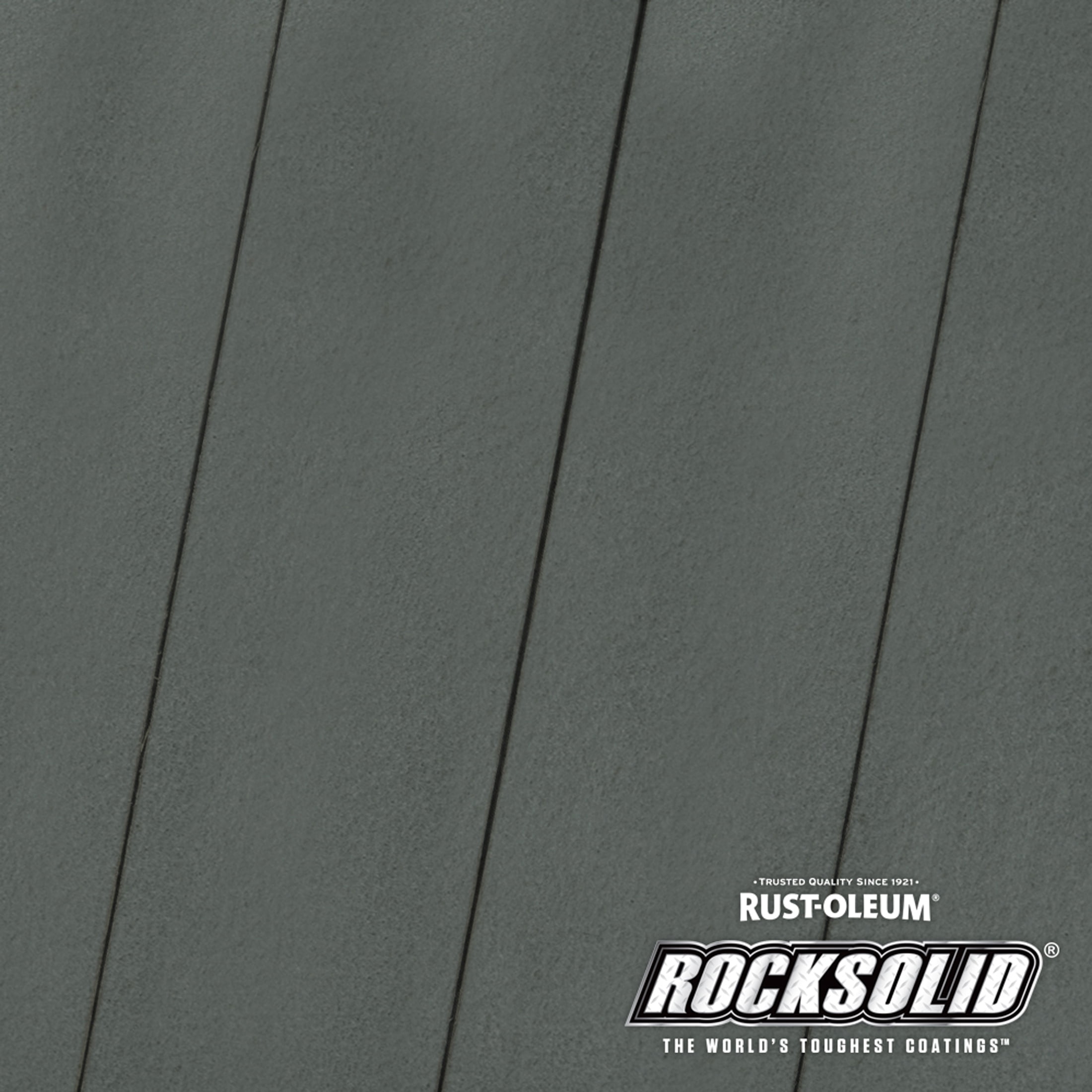 Pewter, Rust-Oleum RockSolid 6X Exterior Wood Deck Coat-319651T, Gallon