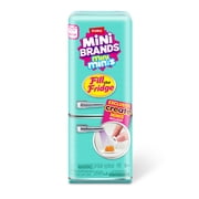 Mini Brands Fill the Fridge Playset, Collectible Unbox Surprise Toy for Kids, Teens & Adults Ages 5+ by ZURU