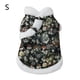 thumbnail image 2 of Ropa de perro espesar ropa mascota lindo traje tang chino año nuevo estilo invierno calidez disfraces perros traje pomeranian maltés claveles negro Inevent PT000713-03, 2 of 7