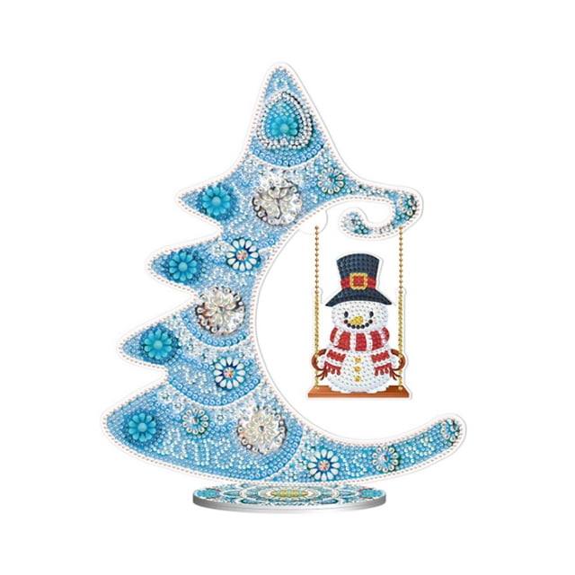Pintura De Diamantes De Imitación 5D Diy De Navidad Para Adultos Y Niños, Kit De Tarjetas De Pintura De Diamantes De Imitación De Navidad, Tarjeta De Decoración De Navidad De Taladro Eigraketly HA040337-01