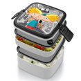 thumbnail image 4 of ¡Oye, Arnold! Fiambrera de Doble Capa, Contenedor de Almuerzo Portátil Apilable, Almacenamiento de Alimentos Hermético a Prueba de Fugas, 1000ml, 4 of 6