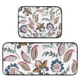 thumbnail image 6 of Beatiful Colorful Paisley Flowers Kitchen Mats Set 2 Piece Non Slip Floor Foam Rugs Cushioned Soft Waterproof Carpet Runner for Dining Room Bathroom Laundry, 6 of 7