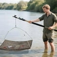 thumbnail image 6 of Umbrella Minnow Trap Net, Collapsible Fishing Bait Net with Rubber Coated Mesh & Steel Frame, Fish/Shrimp/Crayfish Trap Cast Net for Creek, Pond Fishing, Foldable Baitfish Catcher, 6 of 7