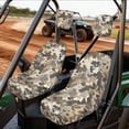 thumbnail image 2 of KUIFORTI Camo UTV Seat Covers Seats Cover for UTV Compatible with Yamaha Rhino 700 660 450 2004-2021 Comfortable Polyester Fits with Rhino Bucket Seat Cover with Headrest Covers, 2 of 7