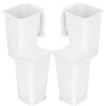 thumbnail image 4 of Shisuyan 4pcs Creative Desk Trash Can Trash Container Garbage Can Plastic Pencil Makeup Brush Holder, 4 of 8