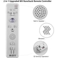 thumbnail image 2 of Miadore 2 in 1 Wii Controller Motion Plus 2 Packs, Wii Remote Controllers Replacement Remote Game Controller for Wii Wii U Console w/Wrist Strap (Black), 2 of 7