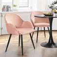 thumbnail image 4 of Silla Comedor 2 Sillas Moderna Minimalista Rosa FurnitureR moderno, 4 of 6